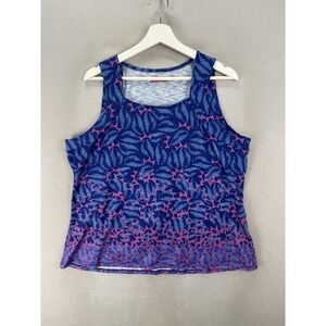 Terry Bicycles Tourista Cycling Jersey Tank Floral Blue Pink Women's 1X